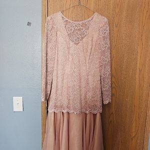Vintage 1980s a la carte prom dress